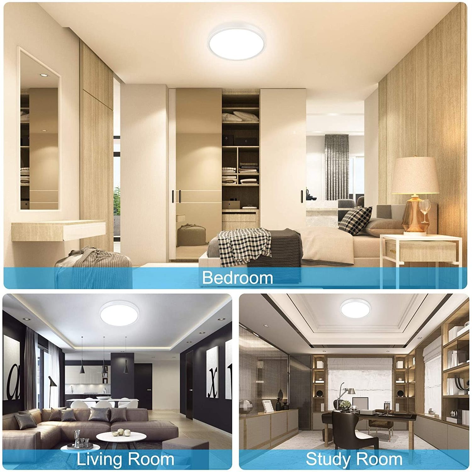 Hot Sale Indoor 12w 18w 24w Surfaced Mounted Smart Control Modern Motion Sensor Led Ceiling Light