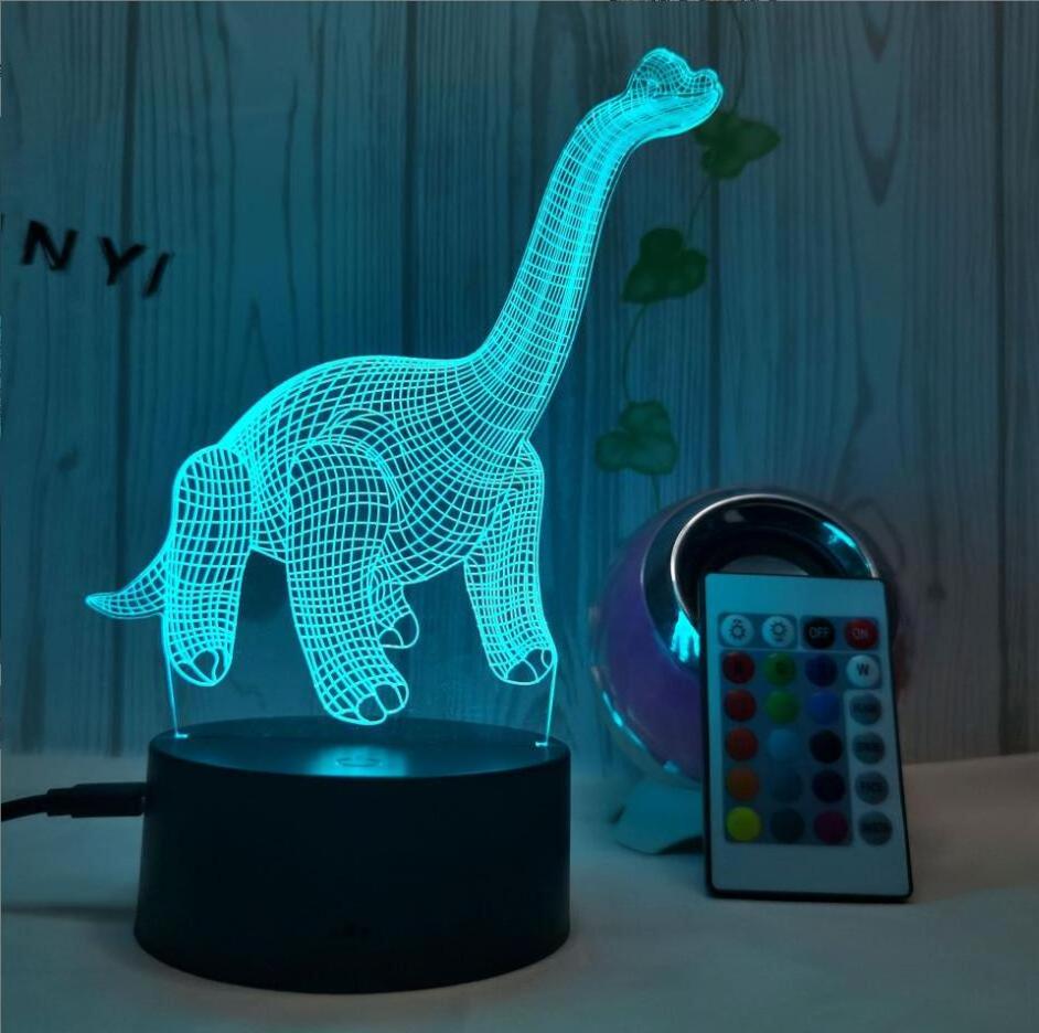 Diy Custom Base Usb Kids Holiday Gift Light Home Decoration 3D Led Illusion Table Led Lamp 3d Acrylic Night Light