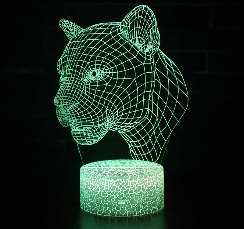 Diy Custom Base Usb Kids Holiday Gift Light Home Decoration 3D Led Illusion Table Led Lamp 3d Acrylic Night Light