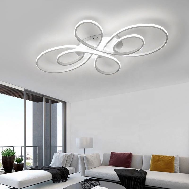 Remote Control Led Chandelier For Living Room Dining Room Bedroom Kitchen Home Ceiling Lamp Modern Nordic Style Design Light