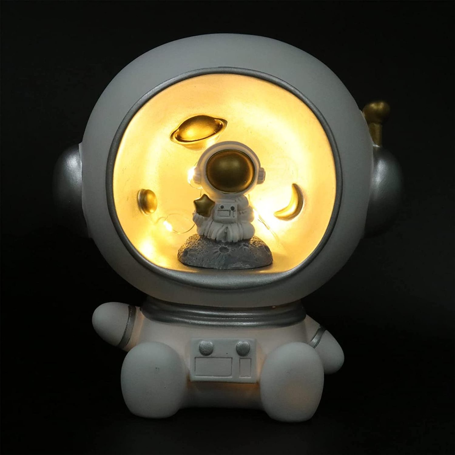 Astronaut Light Table Lamp Desktop Ornaments Piggy Bank Coin Storage Box Night Light Astronaut Night Light\