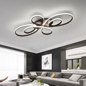 Remote Control Led Chandelier For Living Room Dining Room Bedroom Kitchen Home Ceiling Lamp Modern Nordic Style Design Light