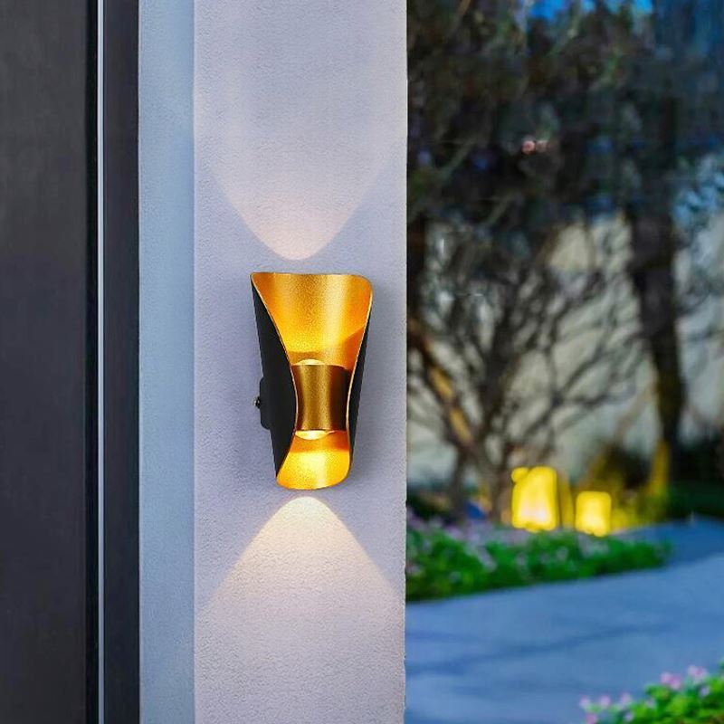 New 6W 10W Outdoor Waterproof IP65 COB LED Porch Lights Modern Home Decor Up Down Aluminum Wall Lamp