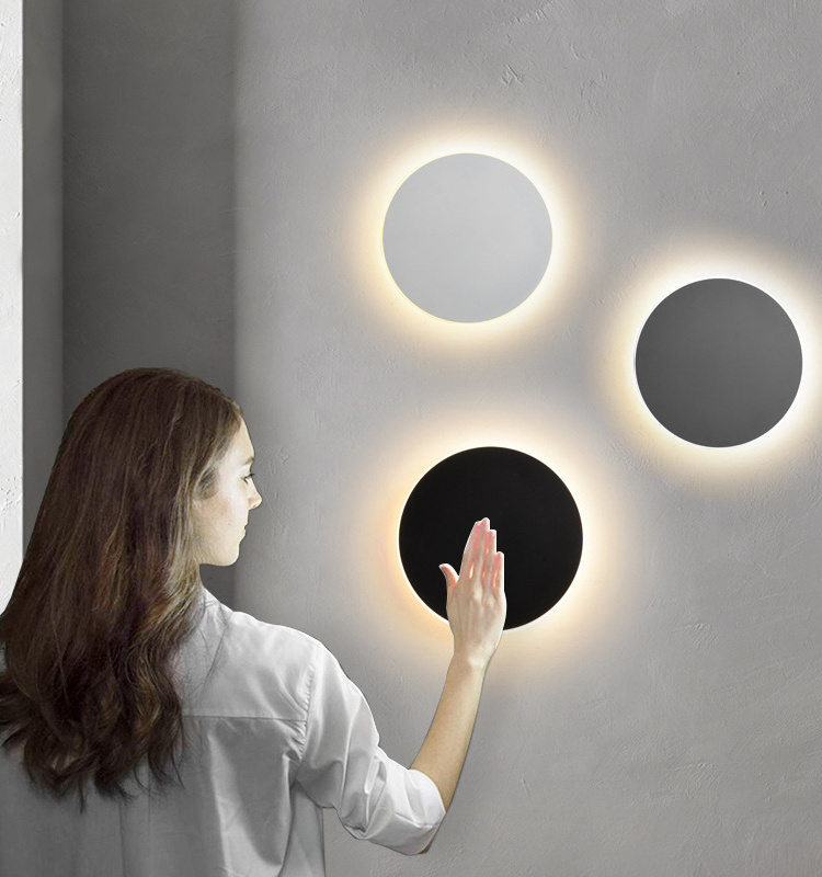 Ready To Ship Smart Round Wall Mounted Led Reading Lights