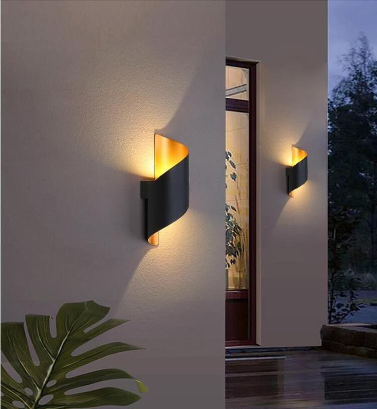 Modern Fancy Applique Murale Led Wall Lights Bedroom Vanity Bathroom Stairs Sconces Corner Wall Lamp