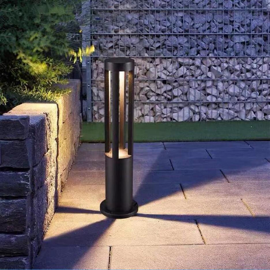 Modern Decoration Exterior IP65 Waterproof Hotel Villa Landscape Lawn Light Yard COB LED Bollard Light LED Outdoor Garden Light