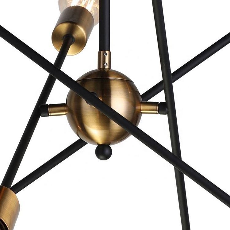 KOALA Made In China Nordic Modern Ball Sputnik Gold Brass Chandelier Pendant Light