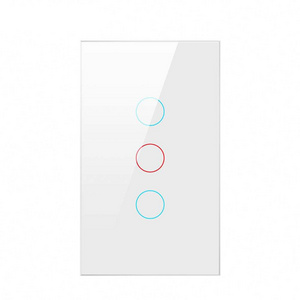 Tuya Smart Wifi Light US Standard Switch Touch Wall Switches 1/2/3/4 Gang Light Switches Interruptor Inteligente For Smart Home