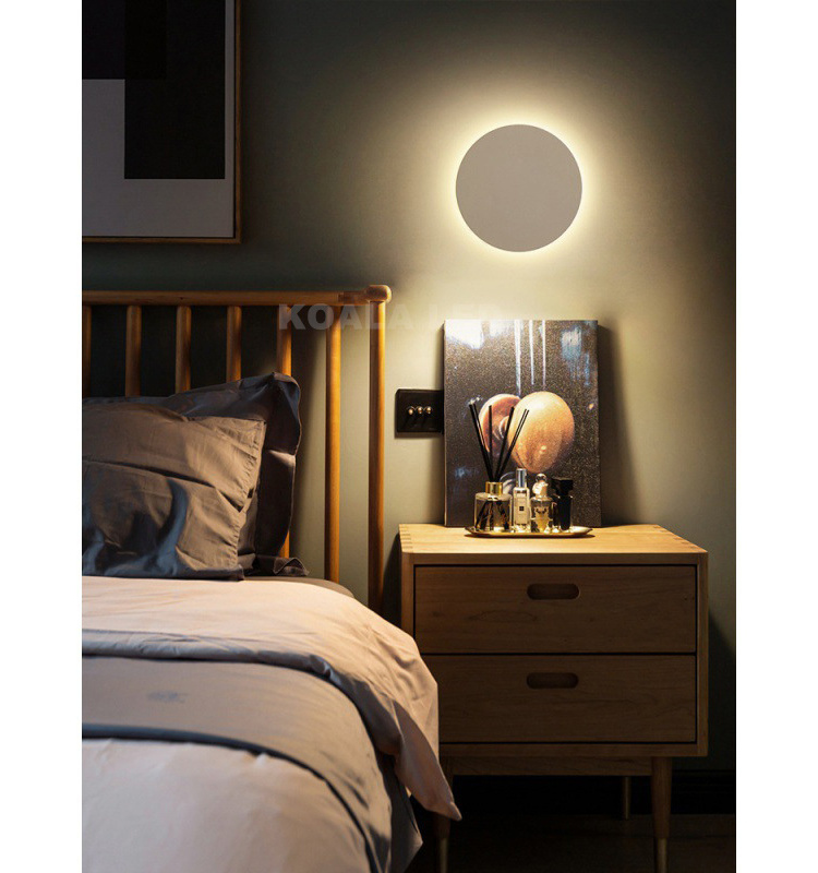 Ready To Ship Smart Round Wall Mounted Led Reading Lights