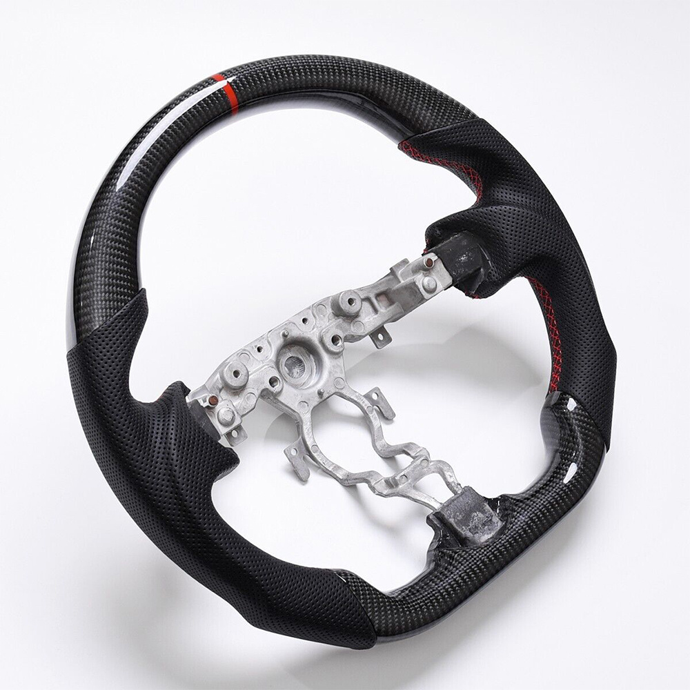 Real Carbon Fiber Car Steering Wheel Fit For Nissan 370z 2008-2020