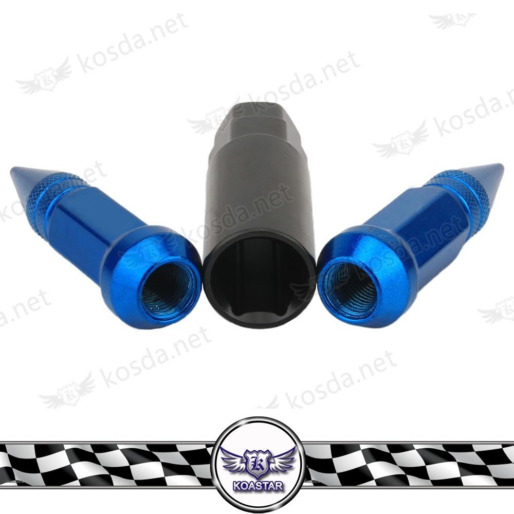 Racing M12x1.5 Steel Spike Lug Nuts/80mm Wheel Nuts M12x1.25 Wheel Bolts