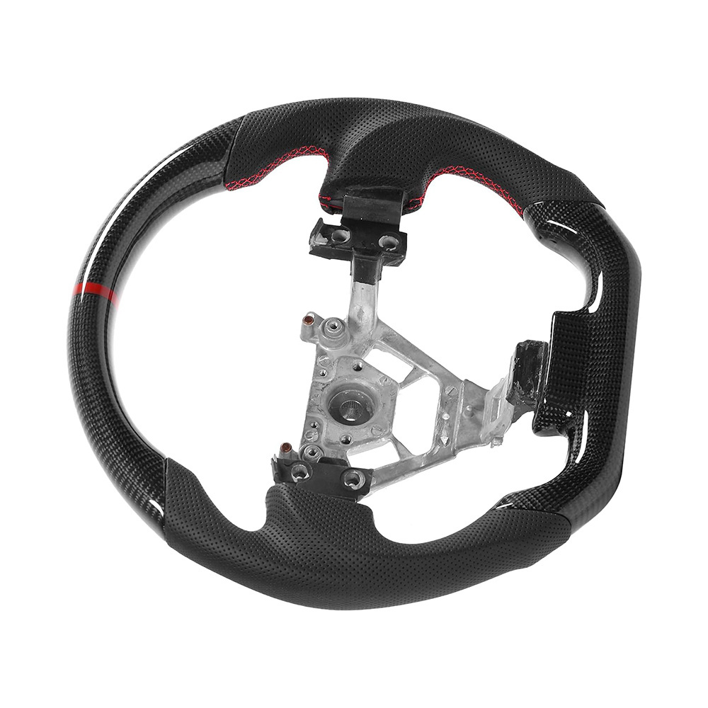 Real carbon fiber Flat Customized Sport Universal Steering Wheel For NISSAN 350Z