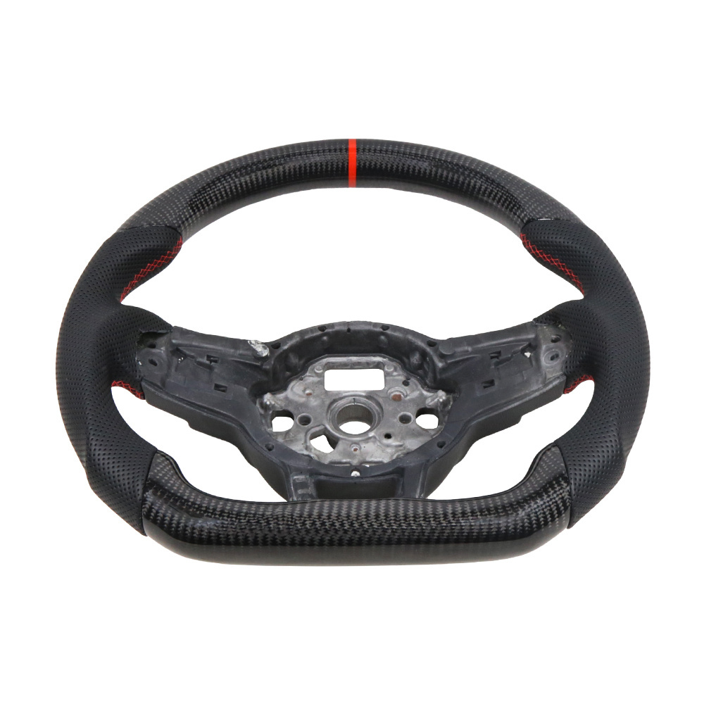 Real Carbon Fiber steering wheel, Car Interior Upgrade Facelift Replacement for MK7/MK7.5 R R-Line GTI 2013-2020