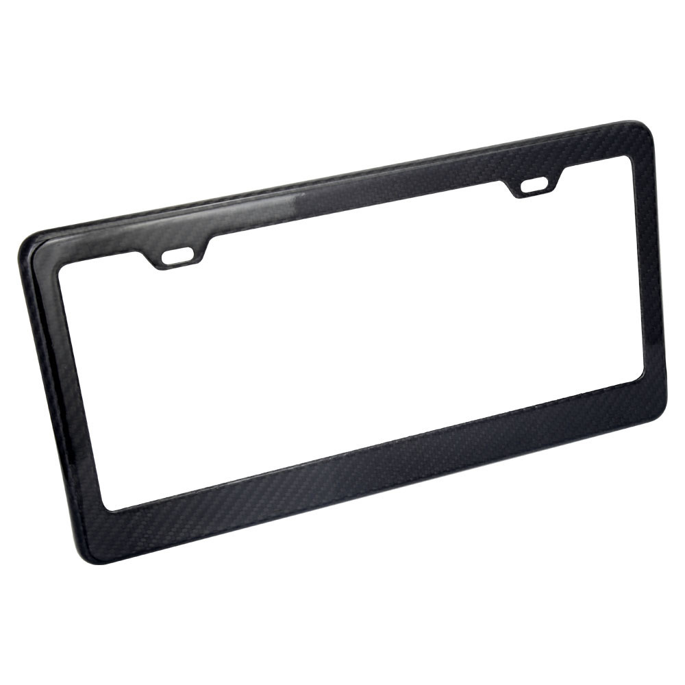 Car Accessories 2023 JDM Real Carbon Fiber License Plate Frame