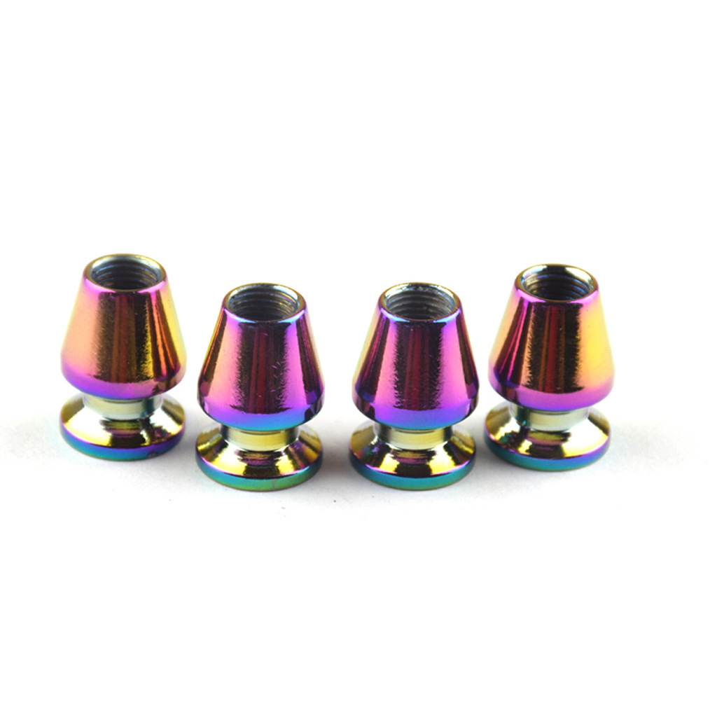 Universal  Aluminum Car Truck Bike Wheel Tyre Tire Valve Stem Air Dust Cover  caps neo chrome