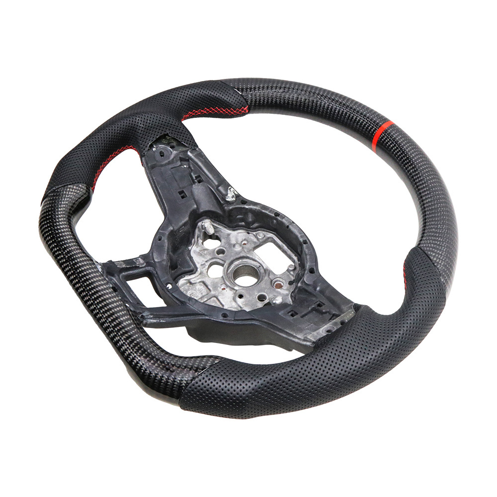 Real Carbon Fiber steering wheel, Car Interior Upgrade Facelift Replacement for MK7/MK7.5 R R-Line GTI 2013-2020