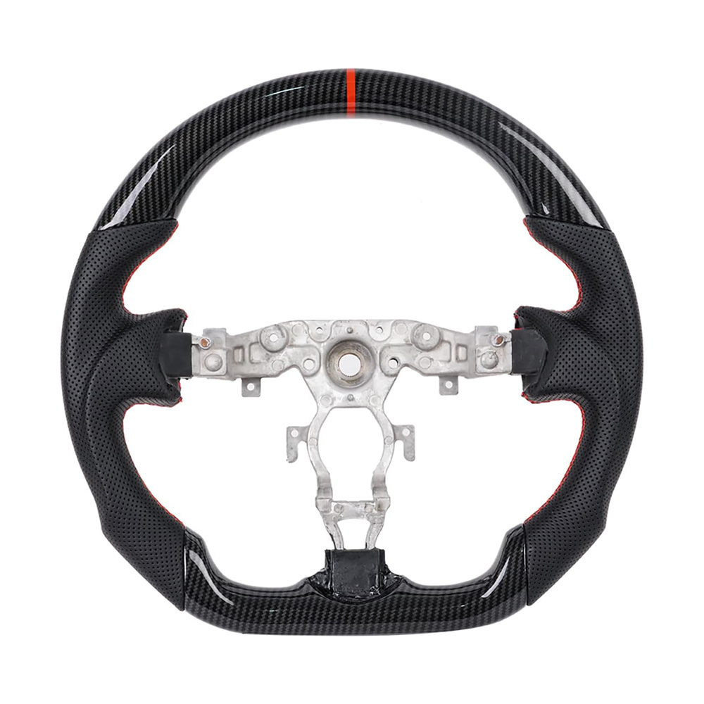 Real Carbon Fiber Car Steering Wheel Fit For Nissan 370z 2008-2020