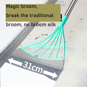 Best-selling New Mini household silicone Cleaner multifunction Magic Broom Wiper Two-pole Detachable Magic Broom