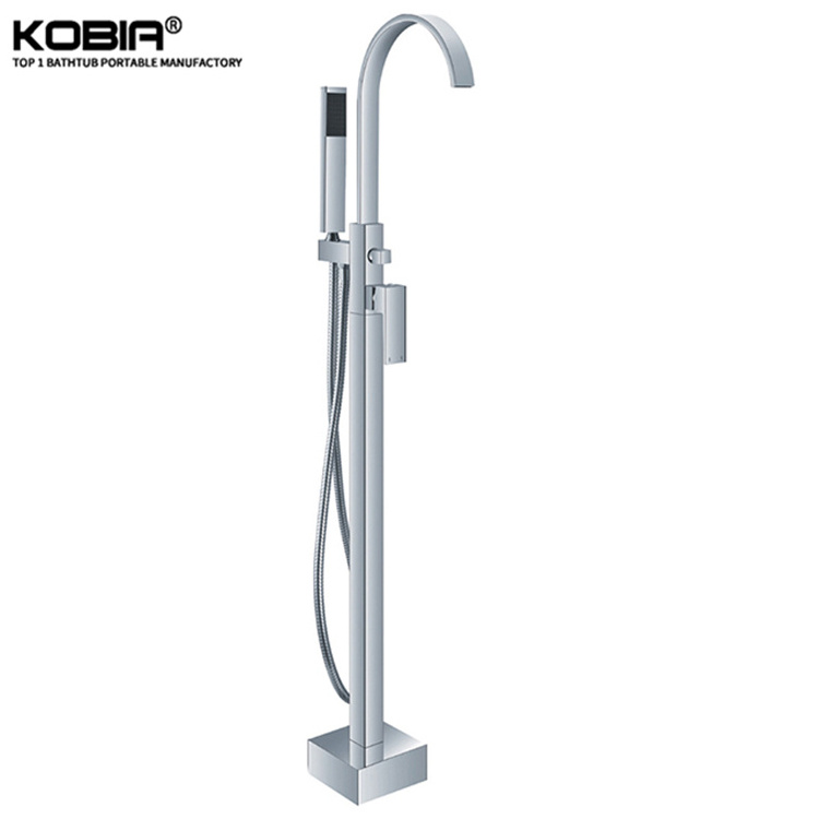 UPC freestanding bathroom shower mixer floor mounted bathtub faucet