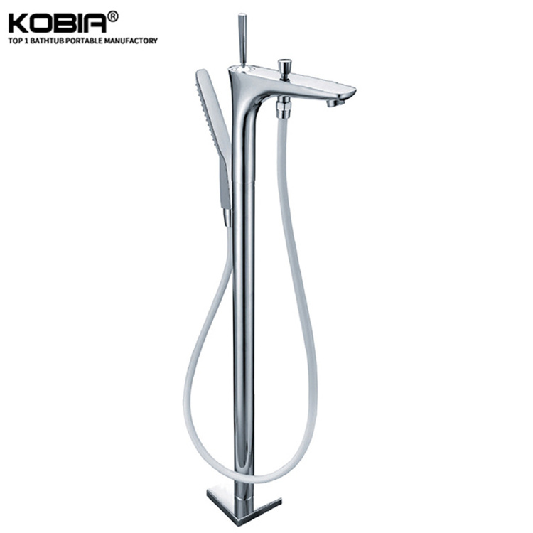 UPC freestanding bathroom shower mixer floor mounted bathtub faucet