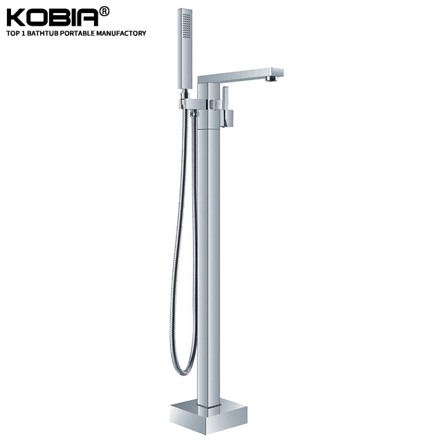 UPC freestanding bathroom shower mixer floor mounted bathtub faucet