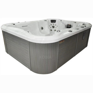 Bathtub wholesale 8 person hot tub above ground bubble massage outdoor hot spa tub