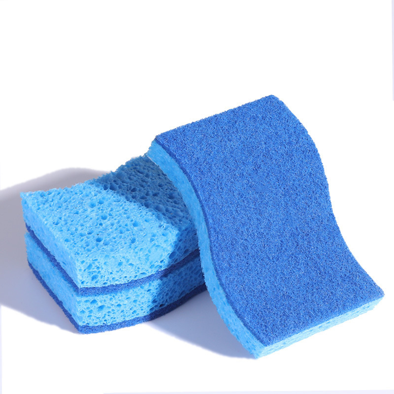 Kocean Eco Friendly Cellulose Sponge Kitchen Dish Washing Sponge Wood Pulp Brush Dishes Cleaning Sponge For Dishes Cleaning