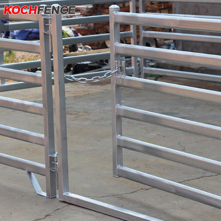 Galvanized Corral Panels Cattle 12 ft Heavy duty Livestock Cattle Corral Fence Horse Cow Sheep Fence Panels