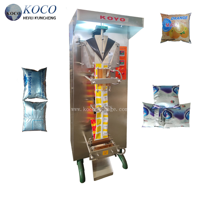 KOYO Automatic vertical pouch Sachet Water  bag water liquid sachet packing machine filling and sealing