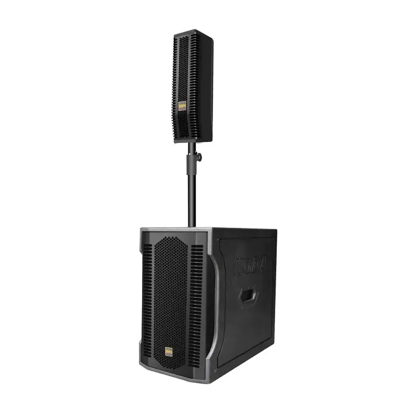 KODA Portable Array Powered Active Speaker System high battery life large subwoofer column tower church speakers