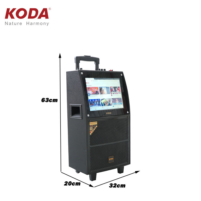 KODA Music System Sound Box Sound Box Wireless Wholesale Bluetooth Trolley Speaker With Touch Screen