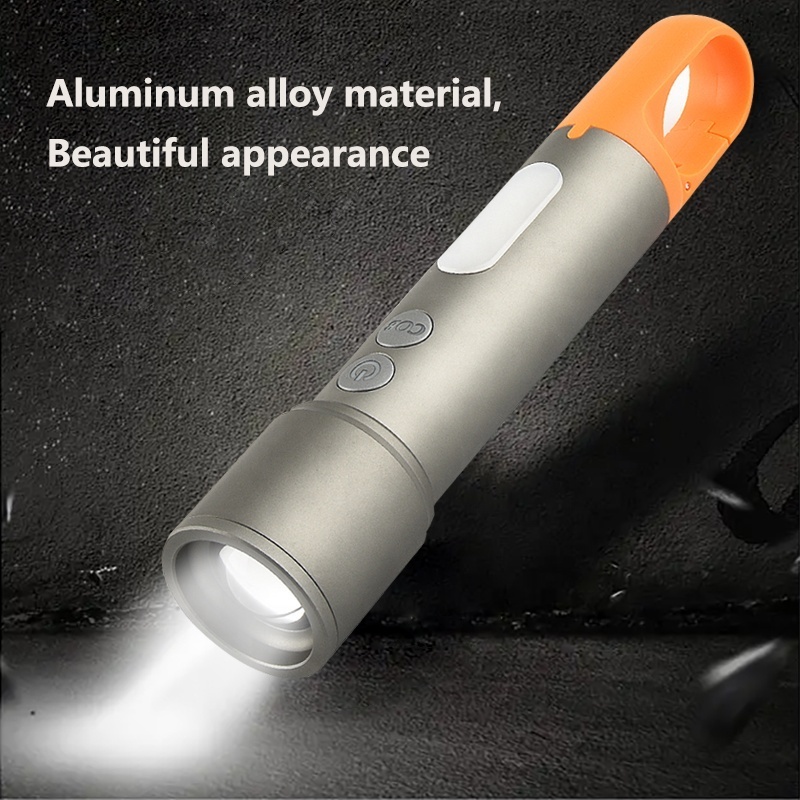 Rechargeable led flashlights high lumens, 1000 lumens super bright zoomable waterproof led torches