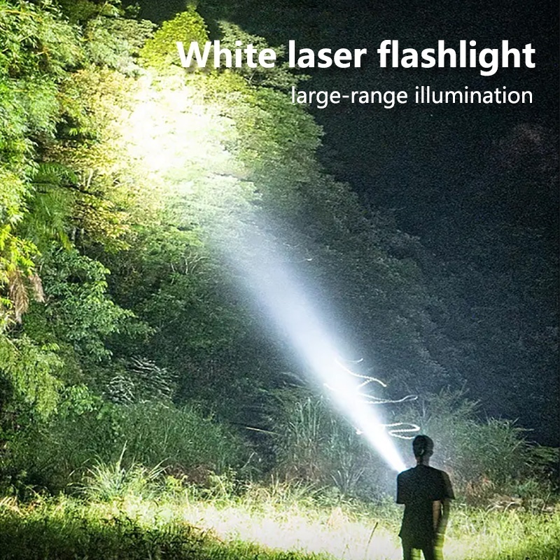 High-end flashlight superbright aluminium alloy dimmable led torches rechargeable flashlights for hunting