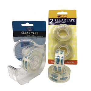 New design self adhesive customer logo super clear  bopp material super clear tape