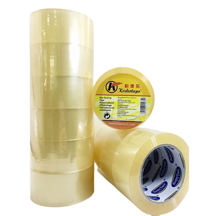 Strong Adhesive Clear BOPP Packing Tape For Carton Sealing