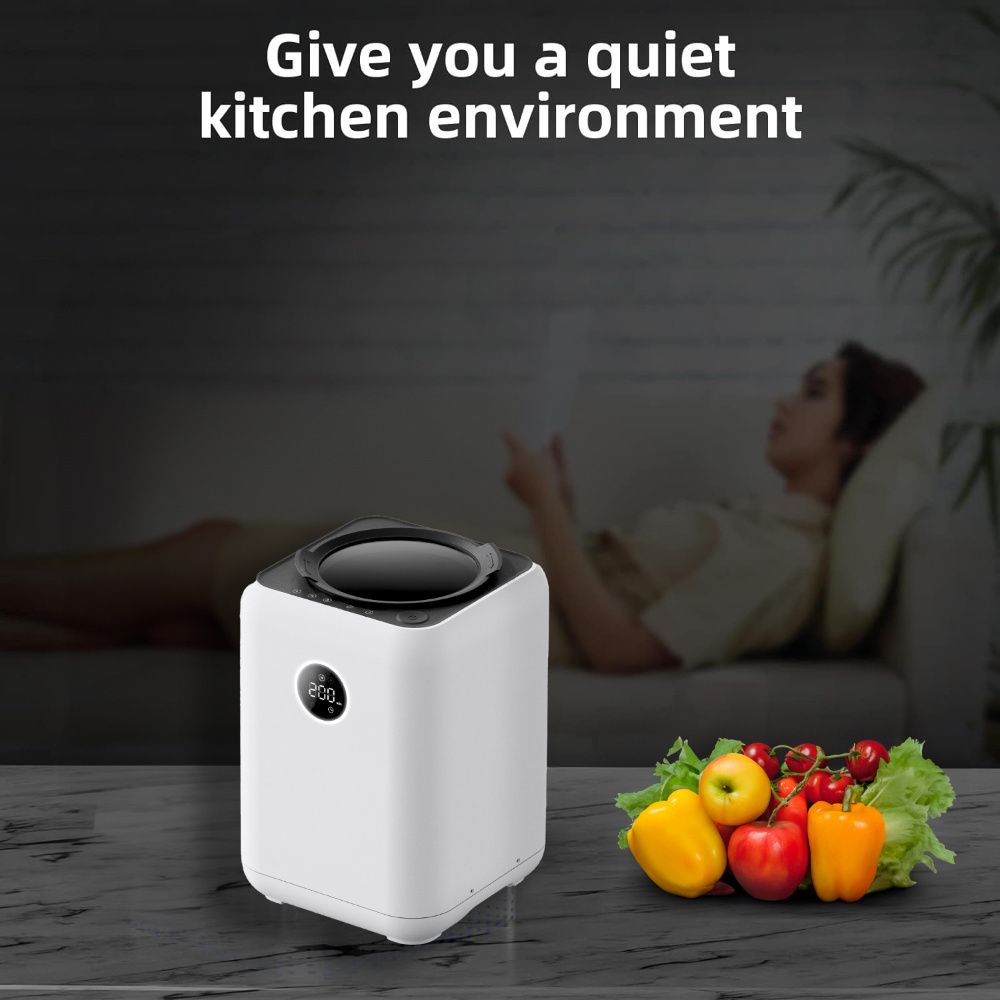 2024 Newest Portable 3 modes 3L kitchen Food Cycler Garbage food waste crusher machine processor Household Food Waste Disposer