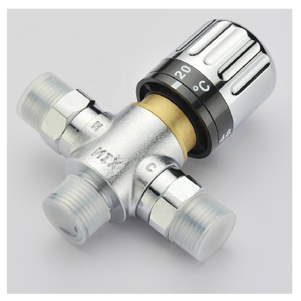 Koen Hot Sale Brass Temperature Control Valve Thermostatic Mixing Valve