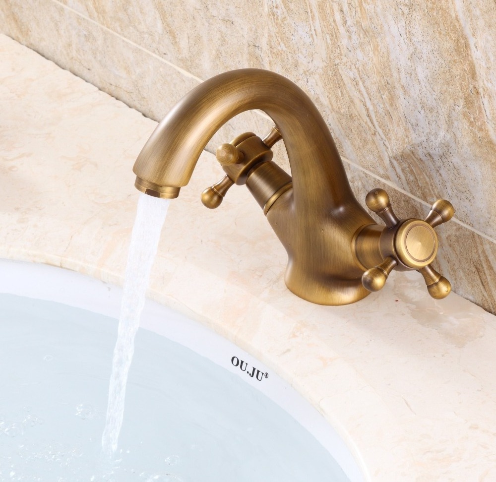 Bronzed Brass Bathroom Basin Mixer Faucet Tap Sanitary Supplier