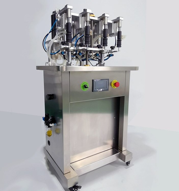 semi automatic Negative pressure vacuum filling machine