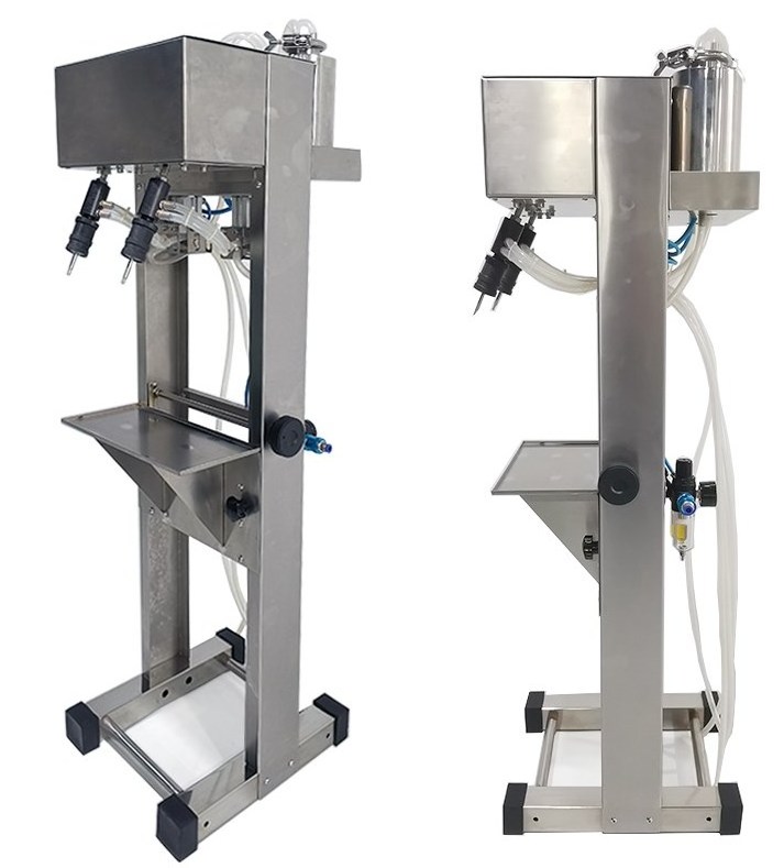 semi automatic Negative pressure vacuum filling machine