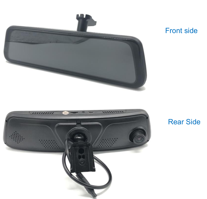 10 Inch Full Screen Driving Safety Car Dash Camera With Night Vision Recording Dual Lens Mirror Car Accessory DVR