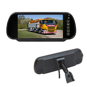 7 Inch TFT-LCD Colorful Car Rearview Mirror Monitor With Reversing Kit