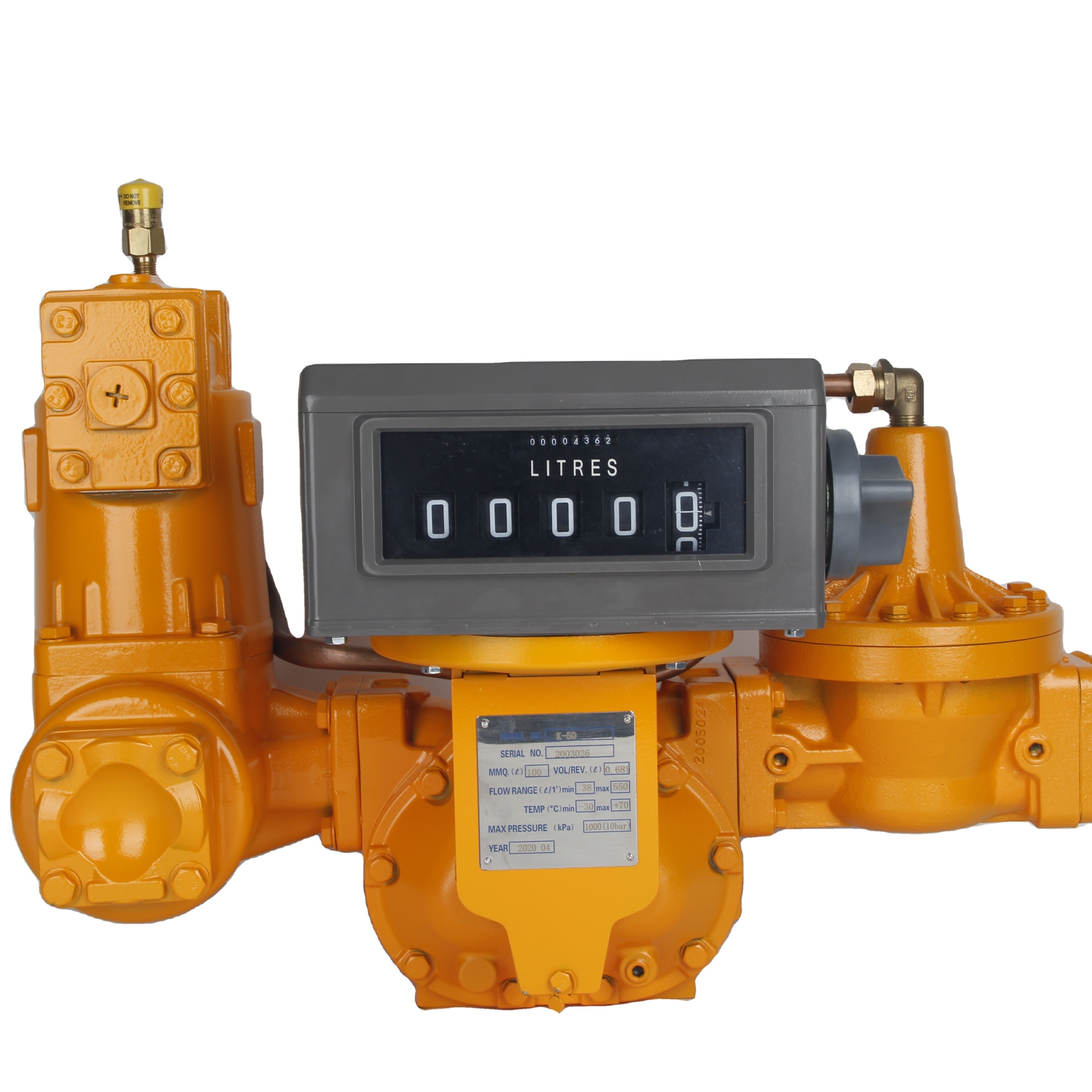 0.2% High Accuracy Fuel Diesel Mechanical Flow meter for Diesel Measurement With Counter 4-digit Flow Meters