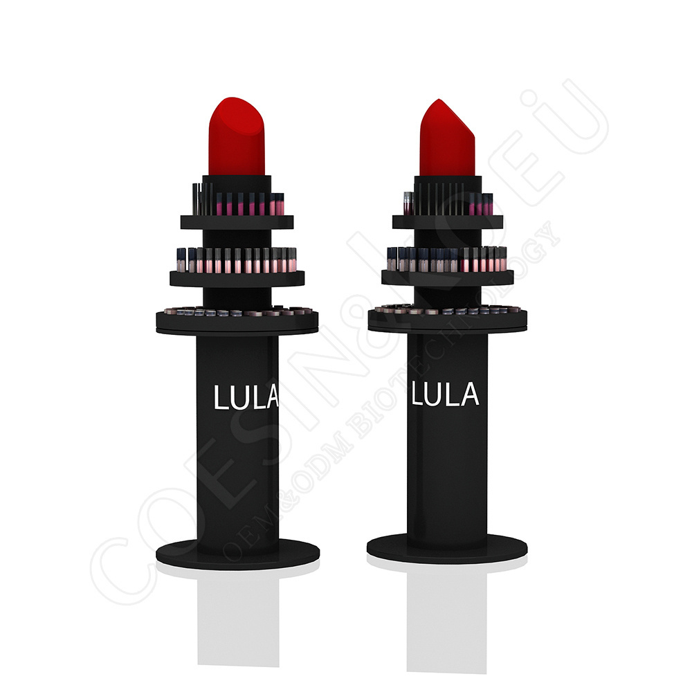 OEM METAL MAKEUP LIP STICK DISPLAY STAND FOR STORE COSMETICS SHOP