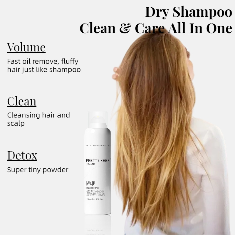 4D Oily Hair Oil Remove Leave-in Shampoo Fluffy Volumizing Dry Shampoo For Hair Custom