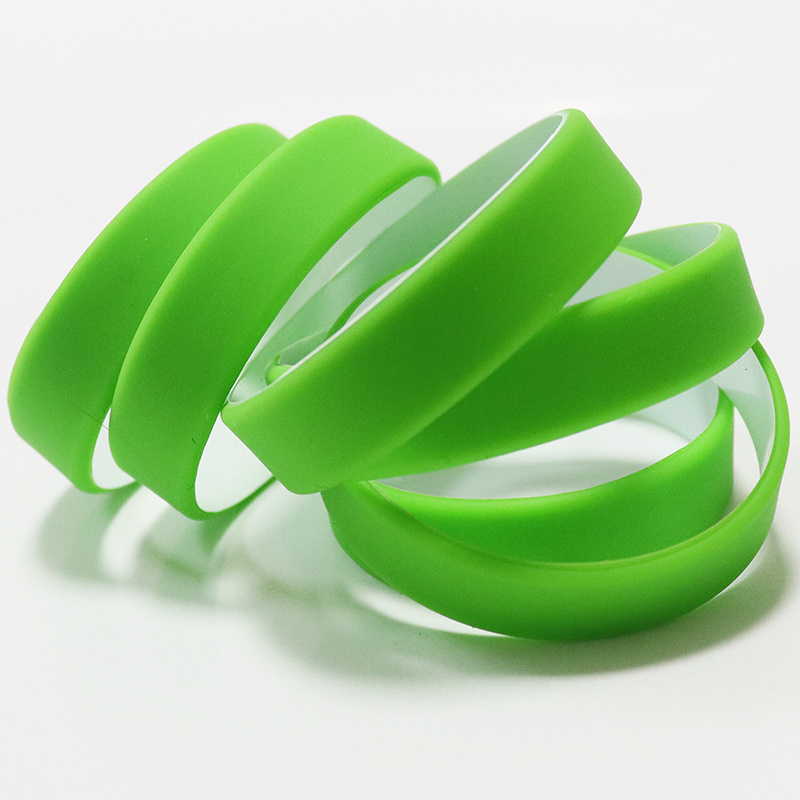 Kofei Custom Dual Layer Silicone Band,2 Layer Silicone Band Wristband,Two Color Silicone Band