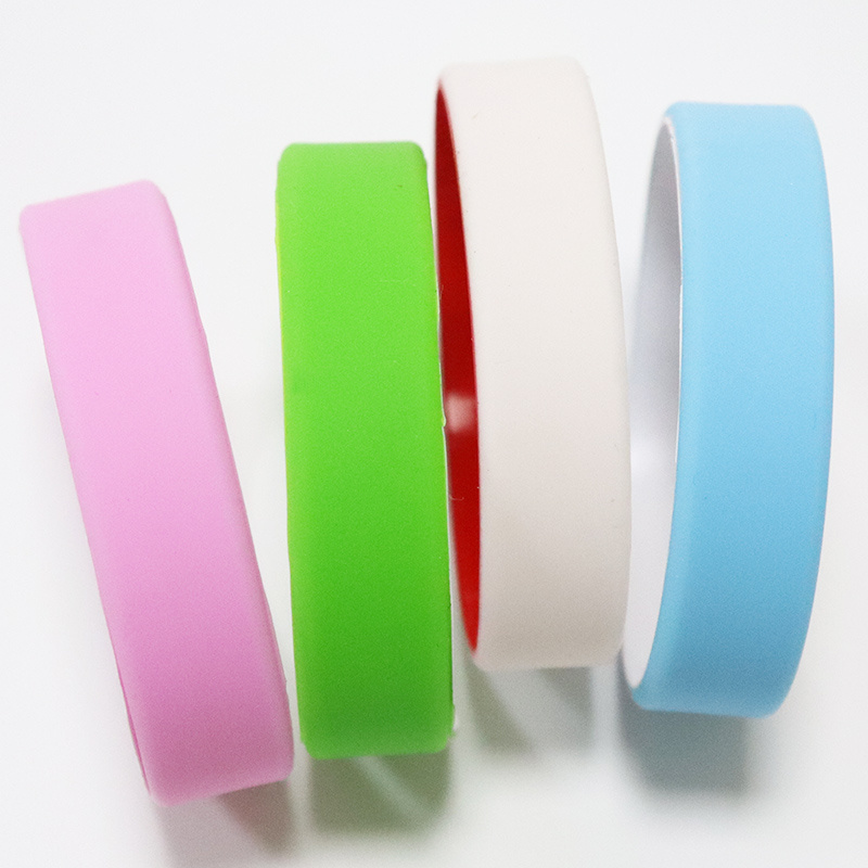 Kofei Custom Dual Layer Silicone Band,2 Layer Silicone Band Wristband,Two Color Silicone Band