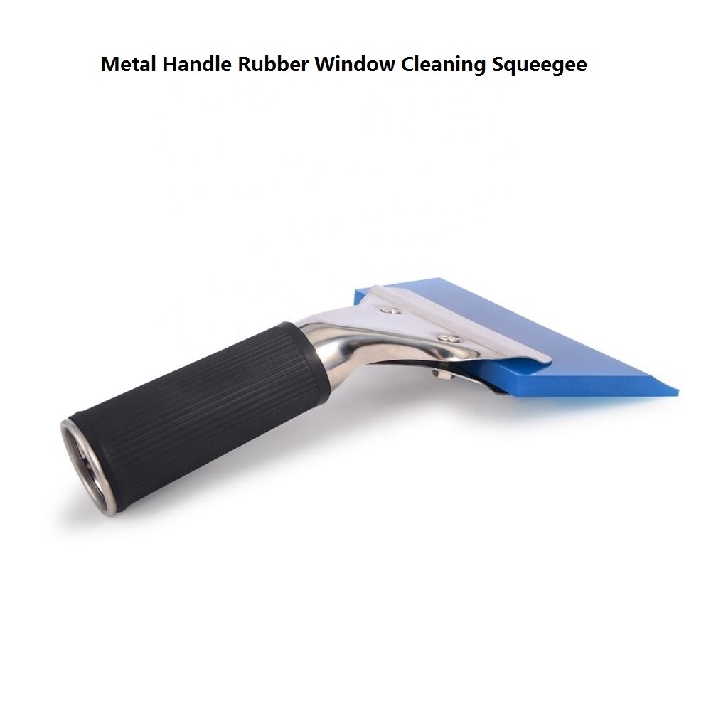 Window Water Wiper Squeegee Handled Rubber Ice Scraper Blade Car Auto Snow Shovel Glass Car Cleaner Vinyl Tinting Tool