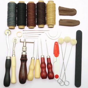 Manufacturers Supply DIY Leather Tool Set Hand Sewing  Leather Craft Set 18 Pieces Set