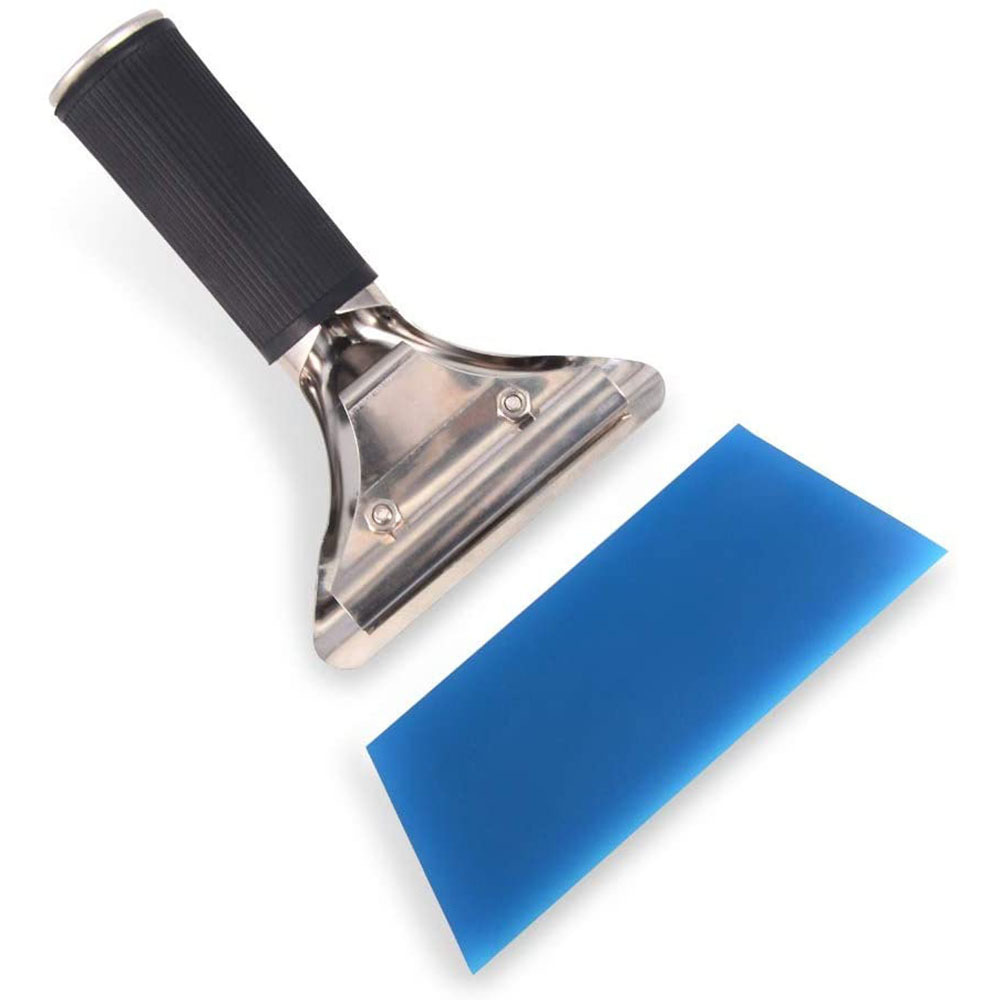 Window Water Wiper Squeegee Handled Rubber Ice Scraper Blade Car Auto Snow Shovel Glass Car Cleaner Vinyl Tinting Tool